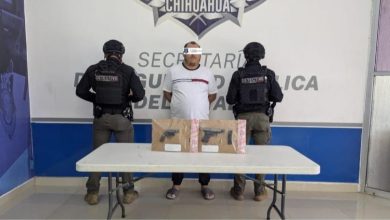 El hombre fue ubicado mediante la Plataforma Centinela y drones de vigilancia; intentó escapar antes de ser detenido.