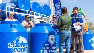 JMAS repartirá 3 mil tinacos en Los Kilómetros para combatir la escasez de agua