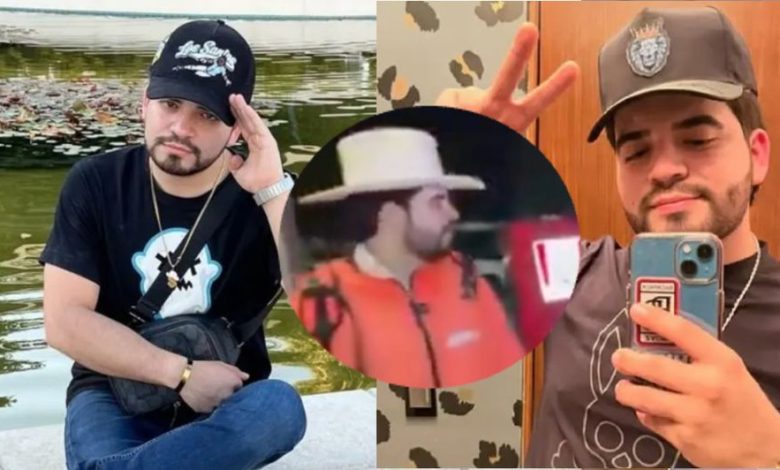 César Gastélum durante una transmisión en vivo antes del ataque ocurrido en Culiacán