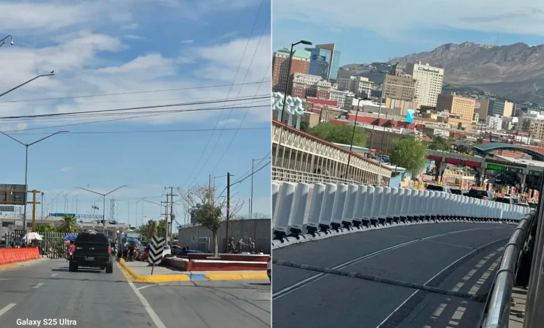 Automovilistas observaron filas inusualmente cortas en los cruces internacionales; el descenso coincide con testimonios sobre revisiones migratorias y cancelaciones de documentos.