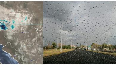 El pronóstico contempla precipitaciones fuertes, descargas eléctricas y rachas de viento en la entidad; Durango y Sinaloa podrían registrar acumulados puntuales muy fuertes.