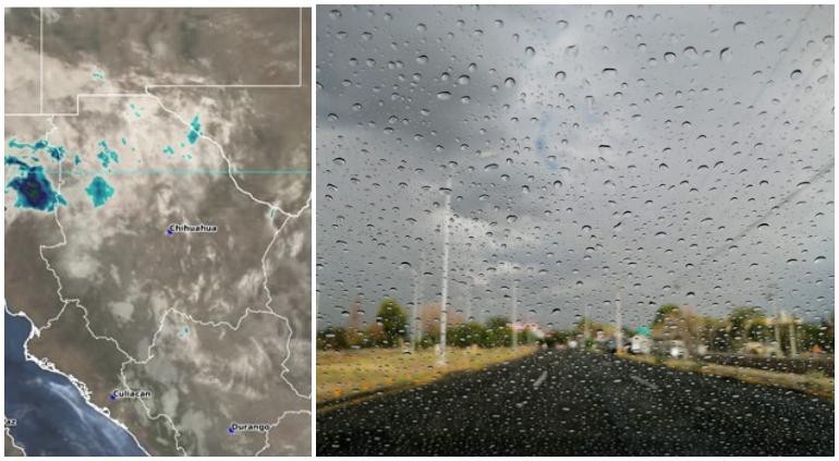 El pronóstico contempla precipitaciones fuertes, descargas eléctricas y rachas de viento en la entidad; Durango y Sinaloa podrían registrar acumulados puntuales muy fuertes.