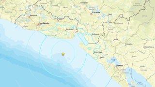 Sismo frente a la costa de Usulután, El Salvador
