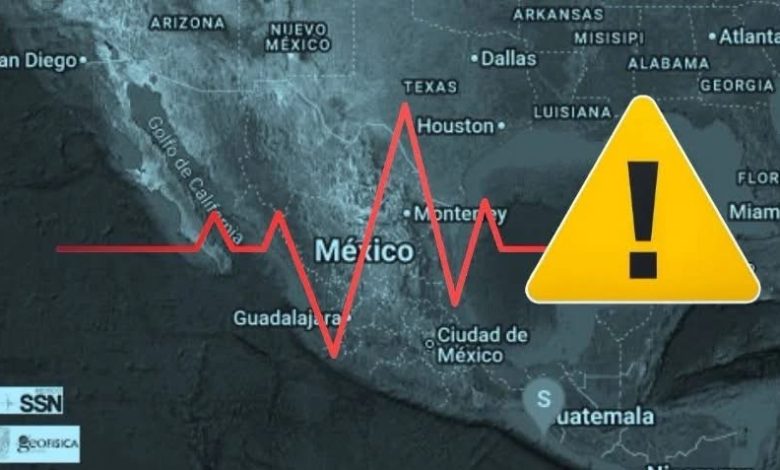 Imagen ilustrativa del sismo en México registrado al suroeste de Ometepec, Guerrero, el 4 de octubre