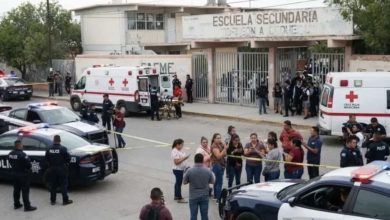 Escuela Secundaria Número 13 del ejido La Unión, donde ocurrió un ataque en Torreón